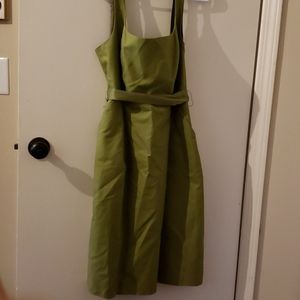 J Crew green party dress